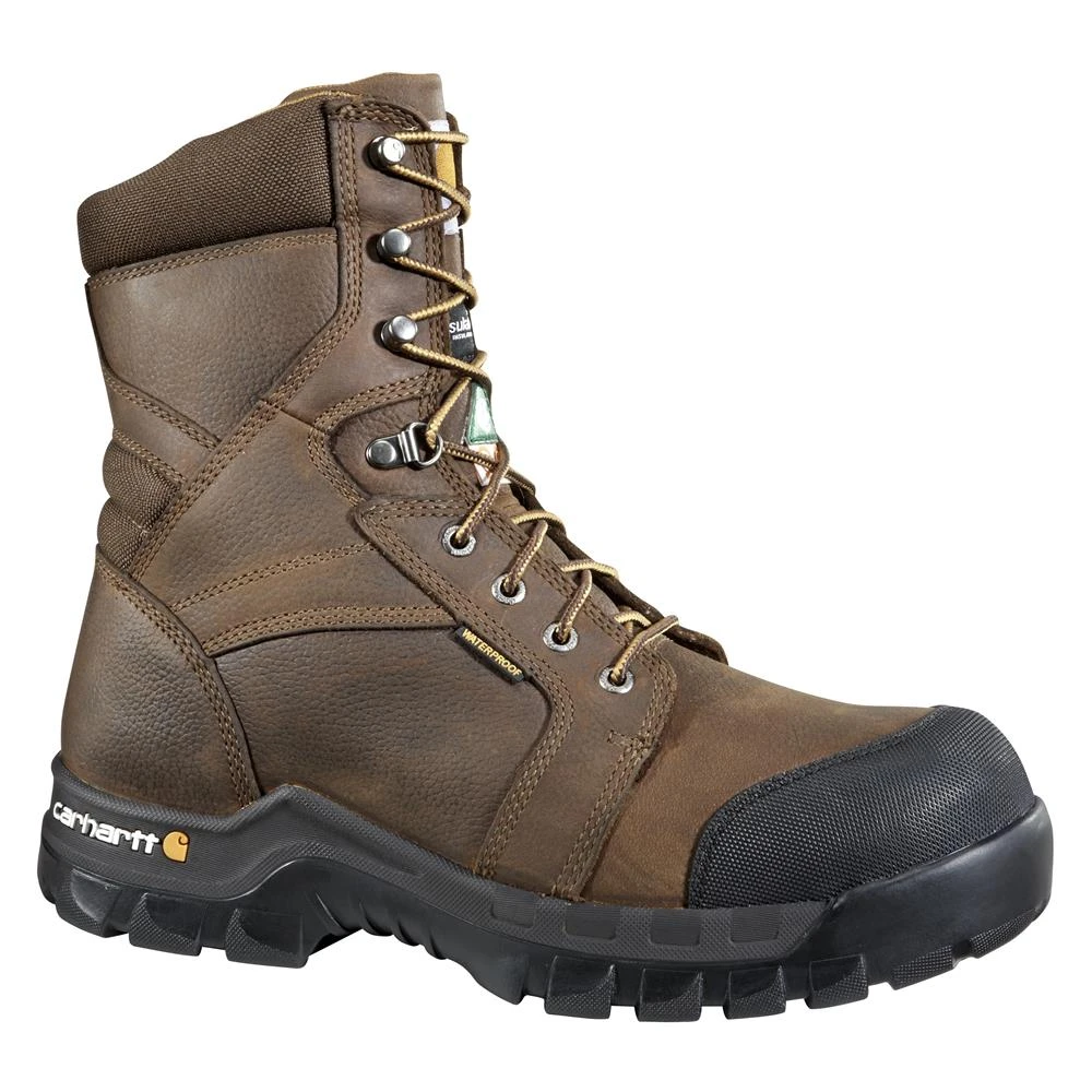 Men's Carhartt 8" CSA Rugged Flex 400G Composite Toe Waterproof Boots 1 Men's Carhartt 8" CSA Rugged Flex 400G Composite Toe Waterproof Boots