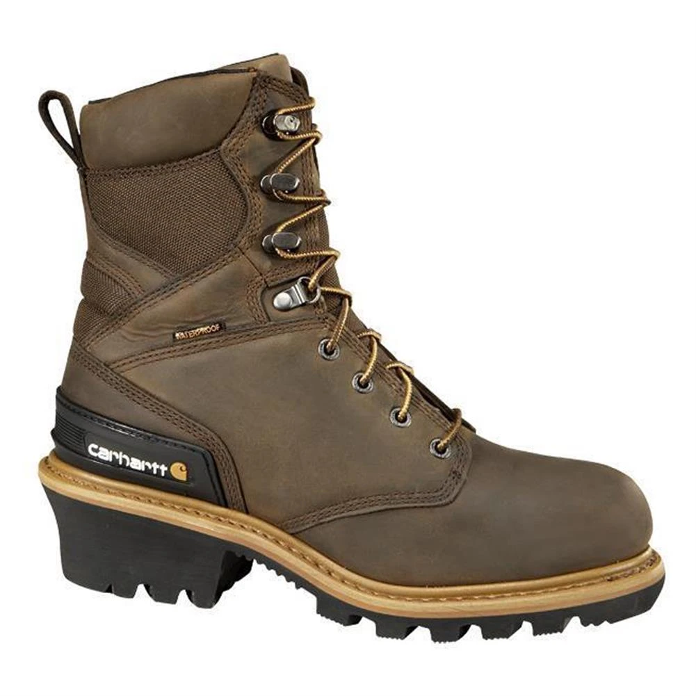 Men's Carhartt 8" Logger Composite Toe IN Waterproof Boots 1 Men's Carhartt 8" Logger Composite Toe IN Waterproof Boots