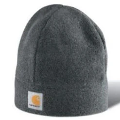 Carhartt - Mens Lightweight Fleece Beanie Cap - Charcoal Heather