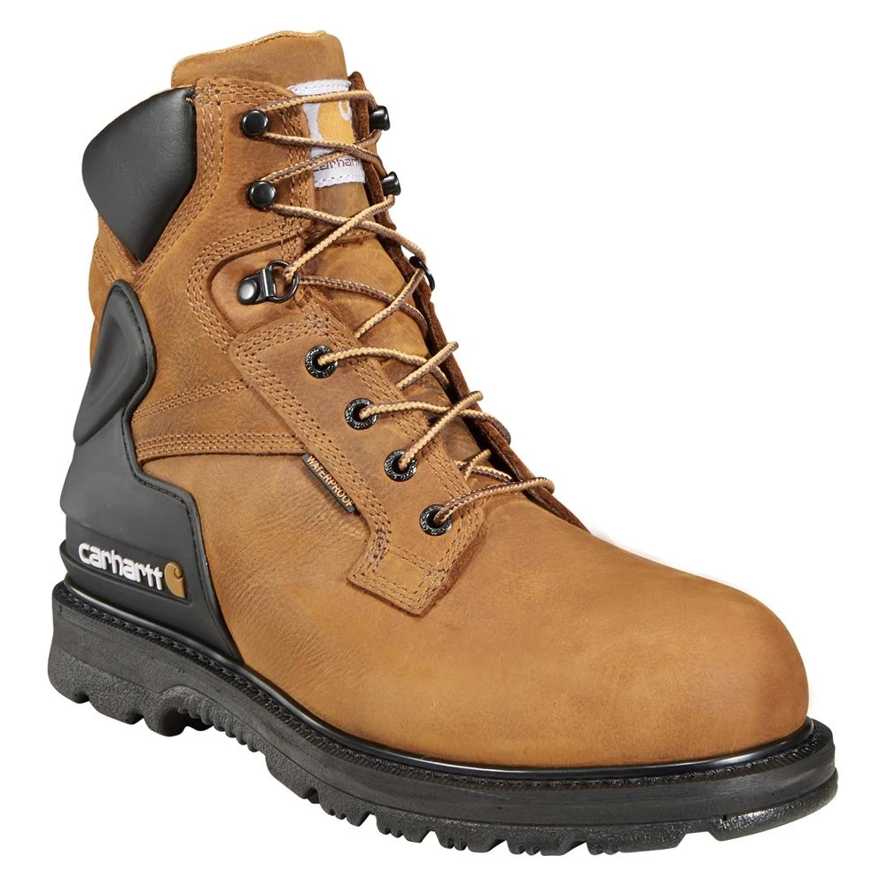 Men's Carhartt 6" Work Steel Toe Waterproof Boots 2 Men's Carhartt 6" Work Steel Toe Waterproof Boots - Image 2