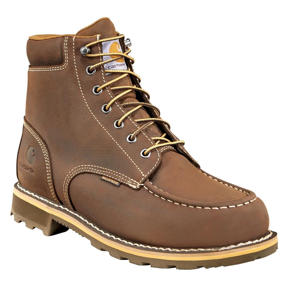 Men's Carhartt 6" Work Waterproof Boots 2 Men's Carhartt 6" Work Waterproof Boots - Image 2