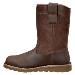 Men's Carhartt 10" Wellington Wedge Steel Toe Waterproof Boots -Carhartt Work Gear Sales Store 2 1001 carhartt 10 wellington wedge steel toe waterproof boots dark brown nicotine