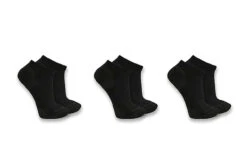 Carhartt Womens Midweight Cotton Blend Low Cut Sock - 3 Pack