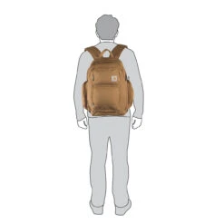Carhartt 35L Triple Compartment Backpack- Brown -Carhartt Work Gear Sales Store 2619150 14 02399.1666037822