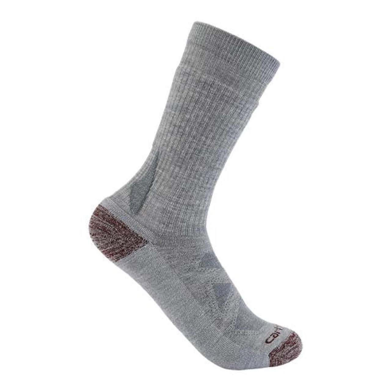 Carhartt Womens Asphalt Heavyweight Merino Wool Blend Boot Sock - SB9760W 1 Carhartt Womens Asphalt Heavyweight Merino Wool Blend Boot Sock - SB9760W