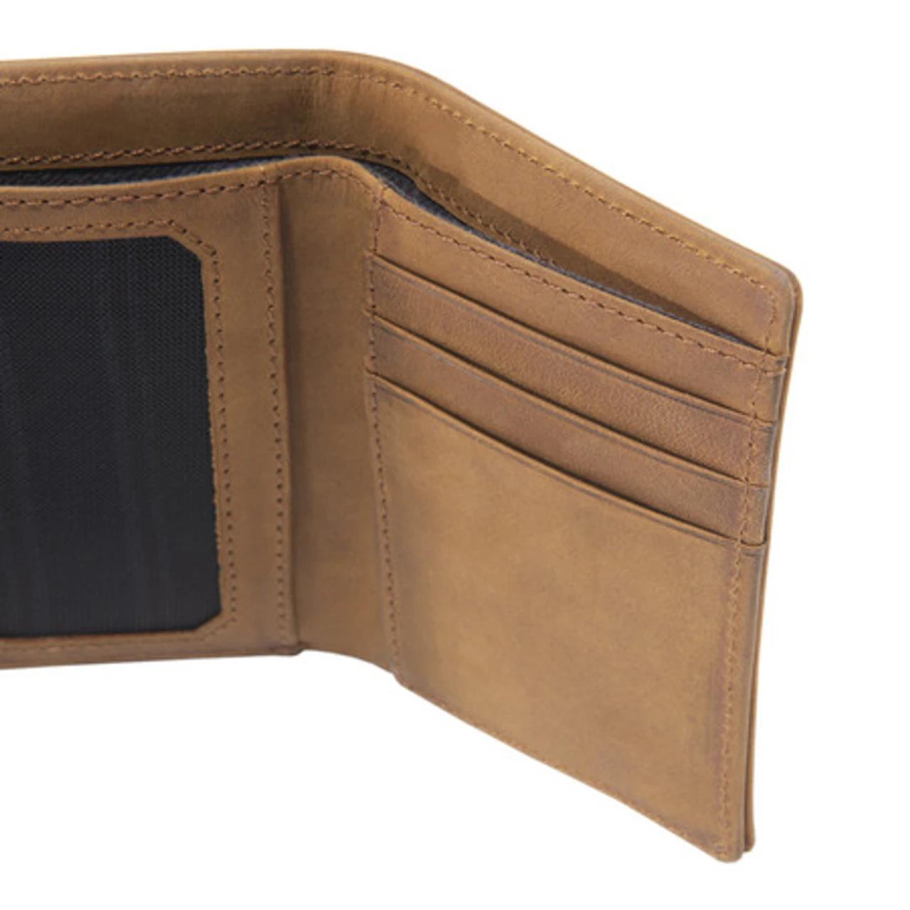 Carhartt Mens Brown Leather Trifold Wallet 7 Carhartt Mens Brown Leather Trifold Wallet - Image 7