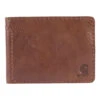 Carhartt Mens Patina Leather Bi-Fold Wallet