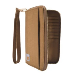 Carhartt Womens Nylon Duck Lay-Flat Clutch Wallet- Brown -Carhartt Work Gear Sales Store 2725880 5 65289.1666037712
