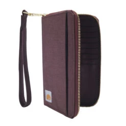Carhartt Womens Nylon Duck Lay-Flat Clutch Wallet- Wine -Carhartt Work Gear Sales Store 2725885 5 13019.1666037433