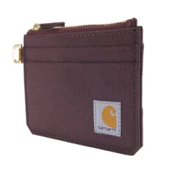 Carhartt Womens Nylon Duck Zipper Card Wallet- Wine 9 Carhartt Womens Nylon Duck Zipper Card Wallet- Wine -Carhartt Work Gear Sales Store 2725900 3 33404.1666037642