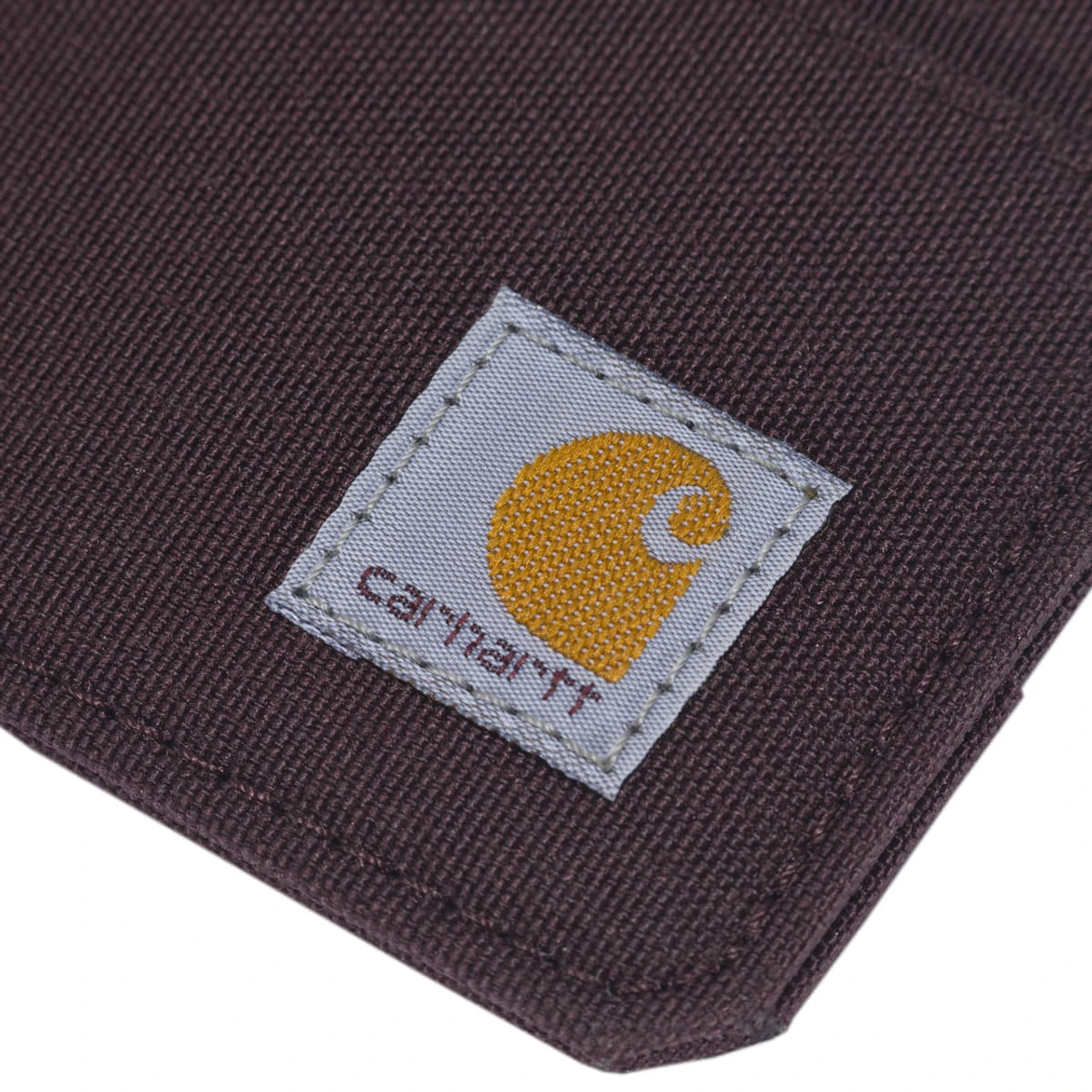 Carhartt Womens Nylon Duck Zipper Card Wallet- Wine 7 Carhartt Womens Nylon Duck Zipper Card Wallet- Wine - Image 7