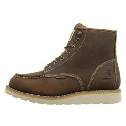 Men's Carhartt 6" Moc Toe Wedge Waterproof Boots -Carhartt Work Gear Sales Store 3 1001 carhartt 6 moc toe wedge waterproof dark bison brow