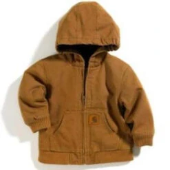 Carhartt - Toddler Boy's Active Duck Jacket - Brown