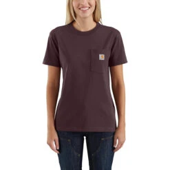 Carhartt Womens Loose Fit Heavyweight Short Sleeve Pocket T-Shirt -Carhartt Work Gear Sales Store P1923710 9 29216.1696867044