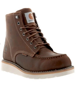 Carhartt - Mens 6" Brown Waterproof Wedge Boots
