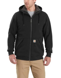 Carhartt - Mens Rain Defender Rockland Sherpa-Lined Full Zip Hooded Sweatshirt -Carhartt Work Gear Sales Store P1986405 1 72088.1630133024
