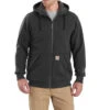 Carhartt - Mens Rain Defender Rockland Sherpa-Lined Full Zip Hooded Sweatshirt