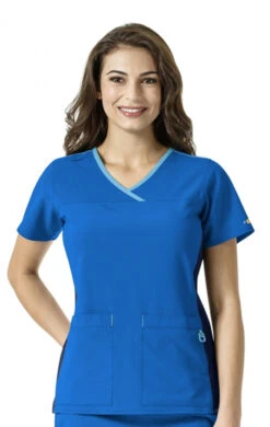 Carhartt Force Womens Y-Neck Knit Panel Top