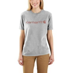 Carhartt Work Gear Sales Store 19 Carhartt - Womens Workwear Logo Short Sleeve T-Shirt