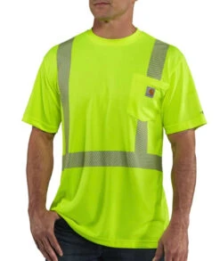 Carhartt - Mens Force High-Visibility Short Sleeve Class 2 T-Shirt
