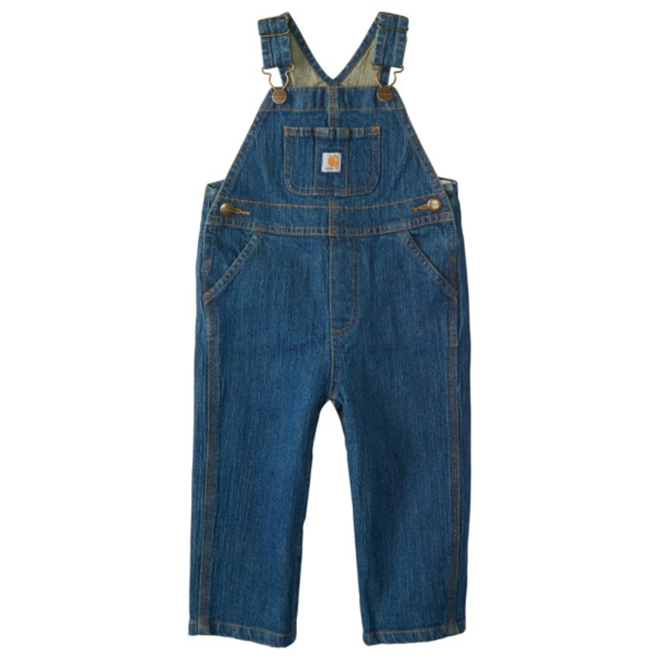 Carhartt Washed Denim Bib Overall 2 Carhartt Washed Denim Bib Overall - Image 2