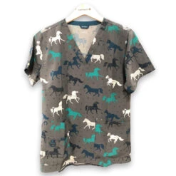 Carhartt Multi-Pocket V-Neck Gallop Grace Printed Top