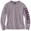 Carhartt Womens Relaxed Fit Midweight Crewneck Graphic Sweatshirt
