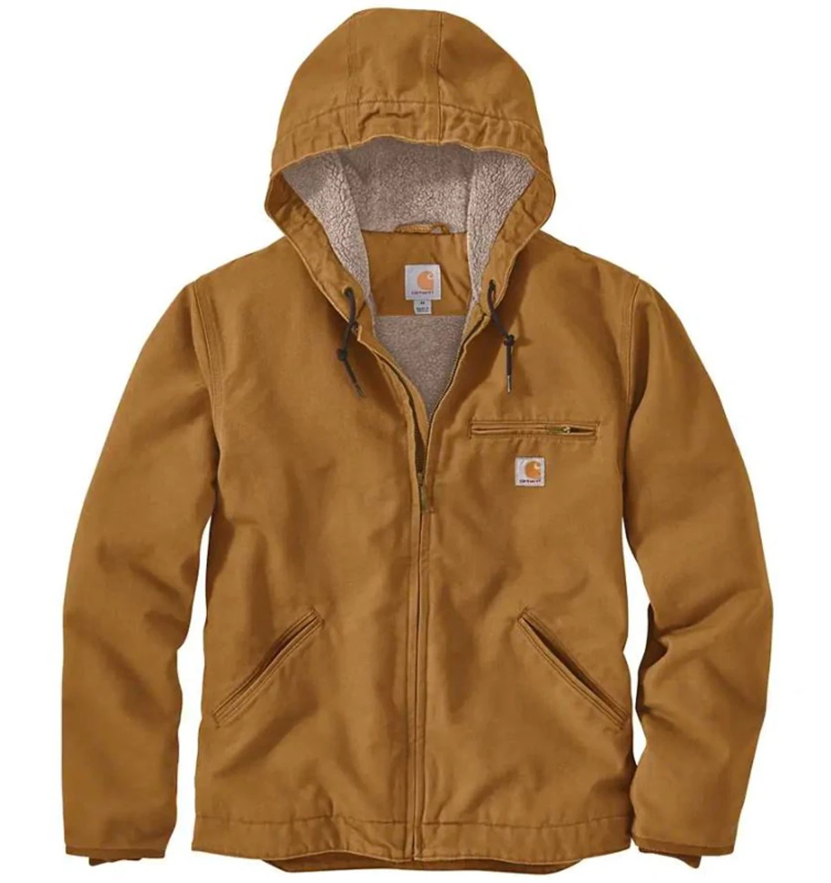 Carhartt Washed Duck Sherpa-Lined Jacket 2 Carhartt Washed Duck Sherpa-Lined Jacket - Image 2