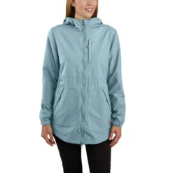 Carhartt Womens Rain Defender Hooded Light Weight Coat