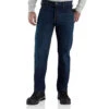 Carhartt Mens Flame-Resistant Rugged Flex Straight Fit 5 Pocket Jean - Midnight