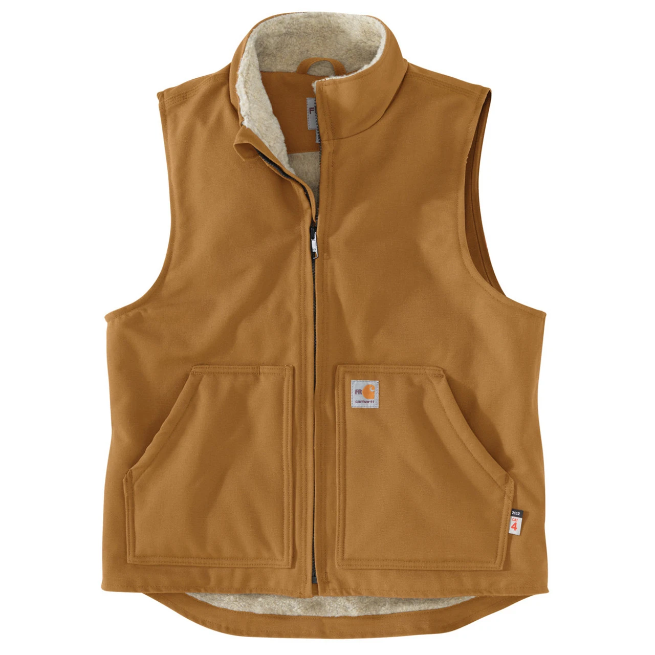 Carhartt Mens Flame-Resistant Duck Sherpa Lined Vest 5 Carhartt Mens Flame-Resistant Duck Sherpa Lined Vest - Image 5