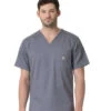 Carhartt Mens Slim Fit Six Pocket V-Neck Scrub Top