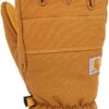 Carhartt Mens Insulated Duck-Synthetic Leather Knit Cuff Glove