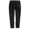 Carhartt Womens Black Relaxed Fit Sweatpant