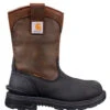 Carhartt Mens Dark Brown - Black Ironwood Waterproof Insulated 11 Inch Wellington Boot