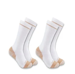 Carhartt Mens Midweight Steeltoe Boot Sock - 2 Pack