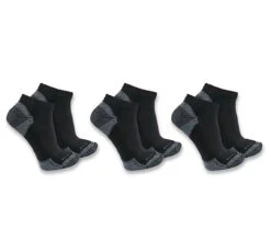 Carhartt Mens Midweight Cotton Blend Low Cut Sock - 3 Pack -Carhartt Work Gear Sales Store P2551320 3 01466.1653343083