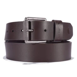 Carhartt Mens Bridle Leather Roller Buckle Belt