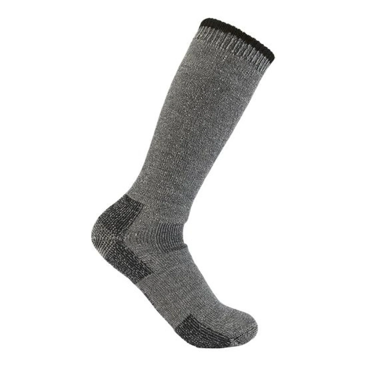 Carhartt Mens Heather Grey Heavyweight Wool Blend Boot Sock - SB39150M 1 Carhartt Mens Heather Grey Heavyweight Wool Blend Boot Sock - SB39150M