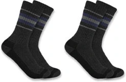 Carhartt Womens Heavyweight Synthetic-Wool Blend Crew Sock SC8212W - 2 Pack