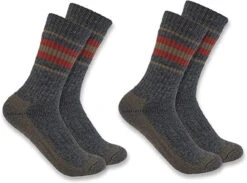 Carhartt Womens Heavyweight Synthetic-Wool Blend Crew Sock SC8212W - 2 Pack -Carhartt Work Gear Sales Store P2631720 3 64022.1664213042