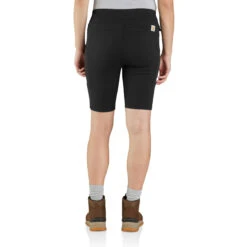 Carhartt Force Womens Black Fitted Lightweight Utility Short -Carhartt Work Gear Sales Store P2645160 3 05523.1676658013