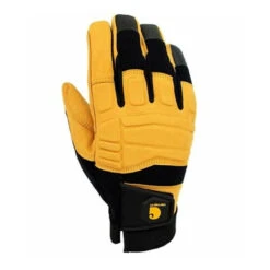 Carhartt Synthetic Leather High Dexterity Molded Knuckle Secure Cuff Glove
