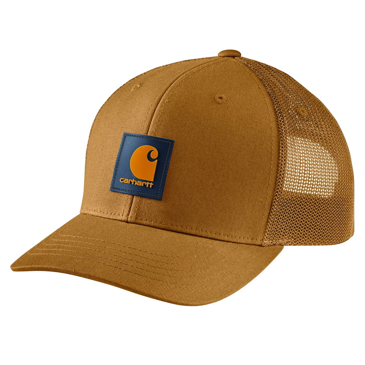 Carhartt Mens Rugged Flex Twill Mesh-Back Logo Patch Cap 3 Carhartt Mens Rugged Flex Twill Mesh-Back Logo Patch Cap - Image 3