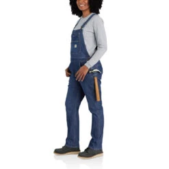 Carhartt Womens Rugged Flex Relaxed Fit Denim Bib Overall -Carhartt Work Gear Sales Store P2759850 3 15416.1696867962