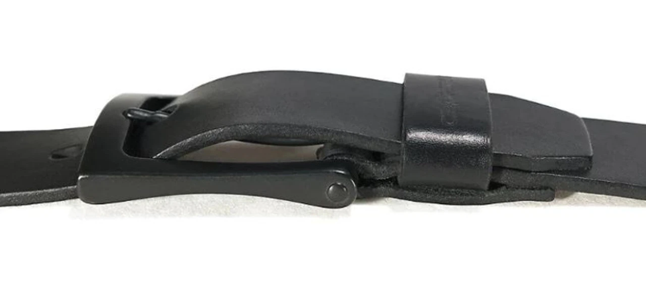 Carhartt Mens Anvil Black Leather Box Buckle Belt 4 Carhartt Mens Anvil Black Leather Box Buckle Belt - Image 4