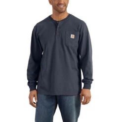 Carhartt Mens Loose Fit Heavyweight Long Sleeve Pocket T-Shirt -Carhartt Work Gear Sales Store P615665 1 01641.1630131204