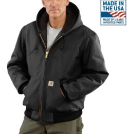 Carhartt - MENS DUCK ACTIVE QUILTED FLANNEL LINED JACKET -Carhartt Work Gear Sales Store P665535 01 39120.1630133116