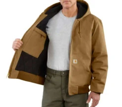 Carhartt - MENS DUCK ACTIVE QUILTED FLANNEL LINED JACKET -Carhartt Work Gear Sales Store P665535 05 96842.1630133116